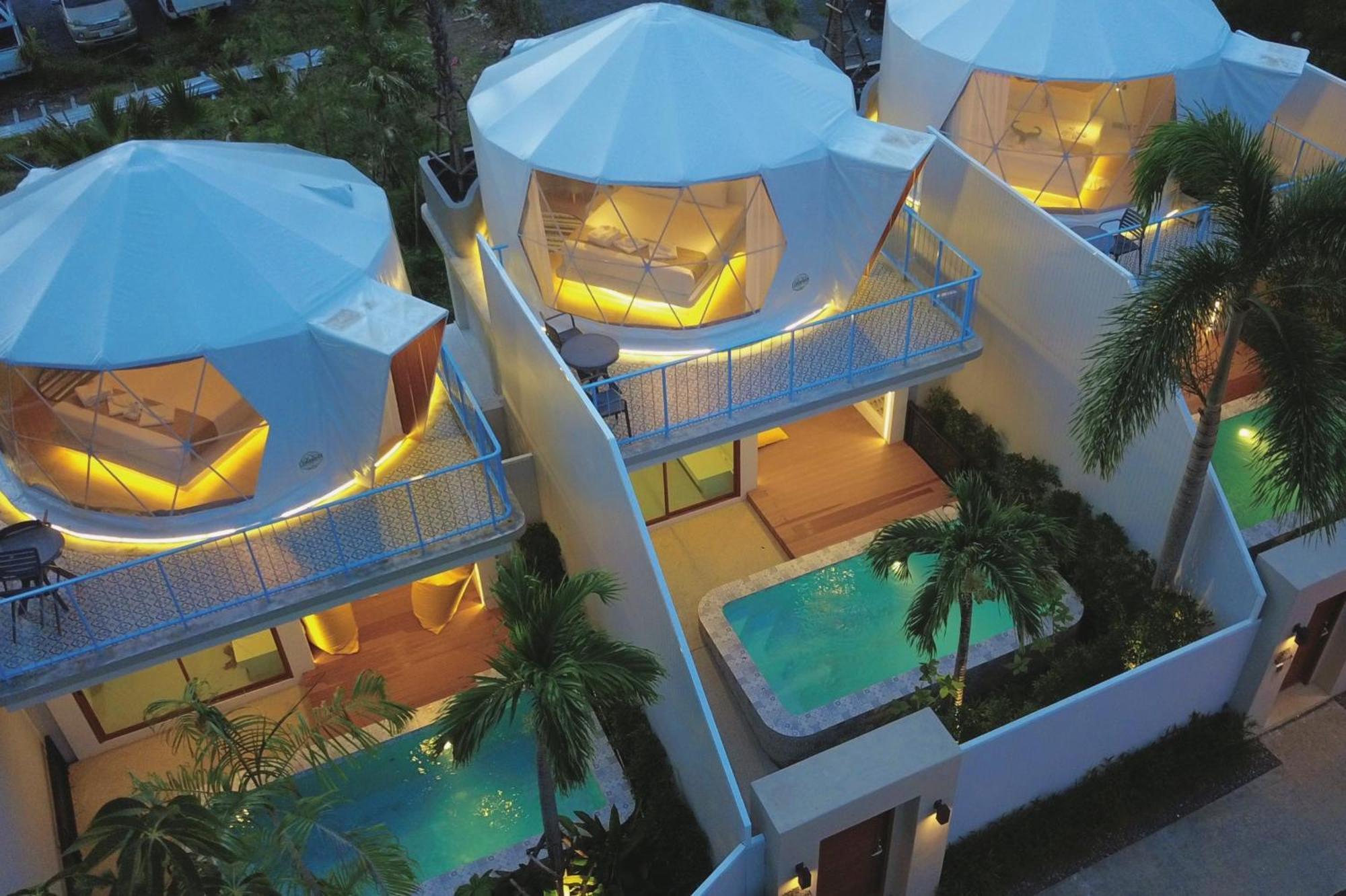 منتجع آند فيلاز لو Rawai المظهر الخارجي الصورة The villas at the resort