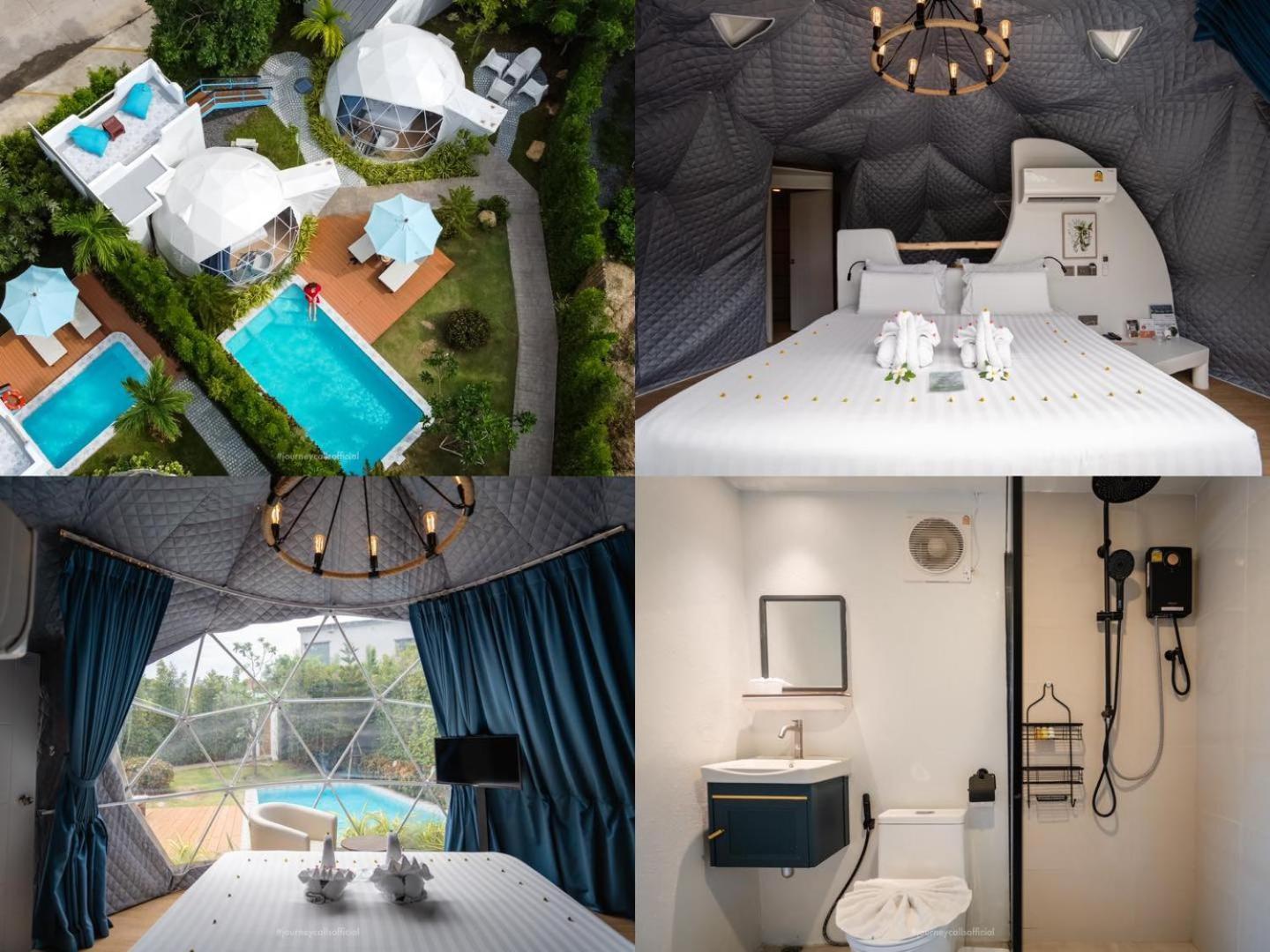 منتجع آند فيلاز لو Rawai المظهر الخارجي الصورة The interior of a bubble hotel